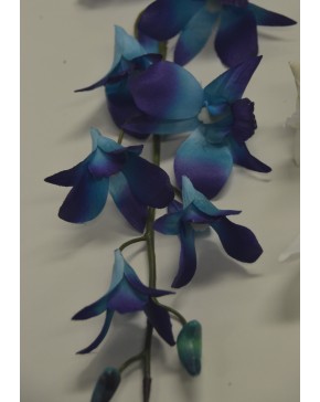 Silk Singapore Orchid Blue Artificial Trees Plants Artificial Flowers Latex Real Touch Wedding Bouquets Flowers Melbourne Blue Singapore Orchids Roses Lily Silk Flowers