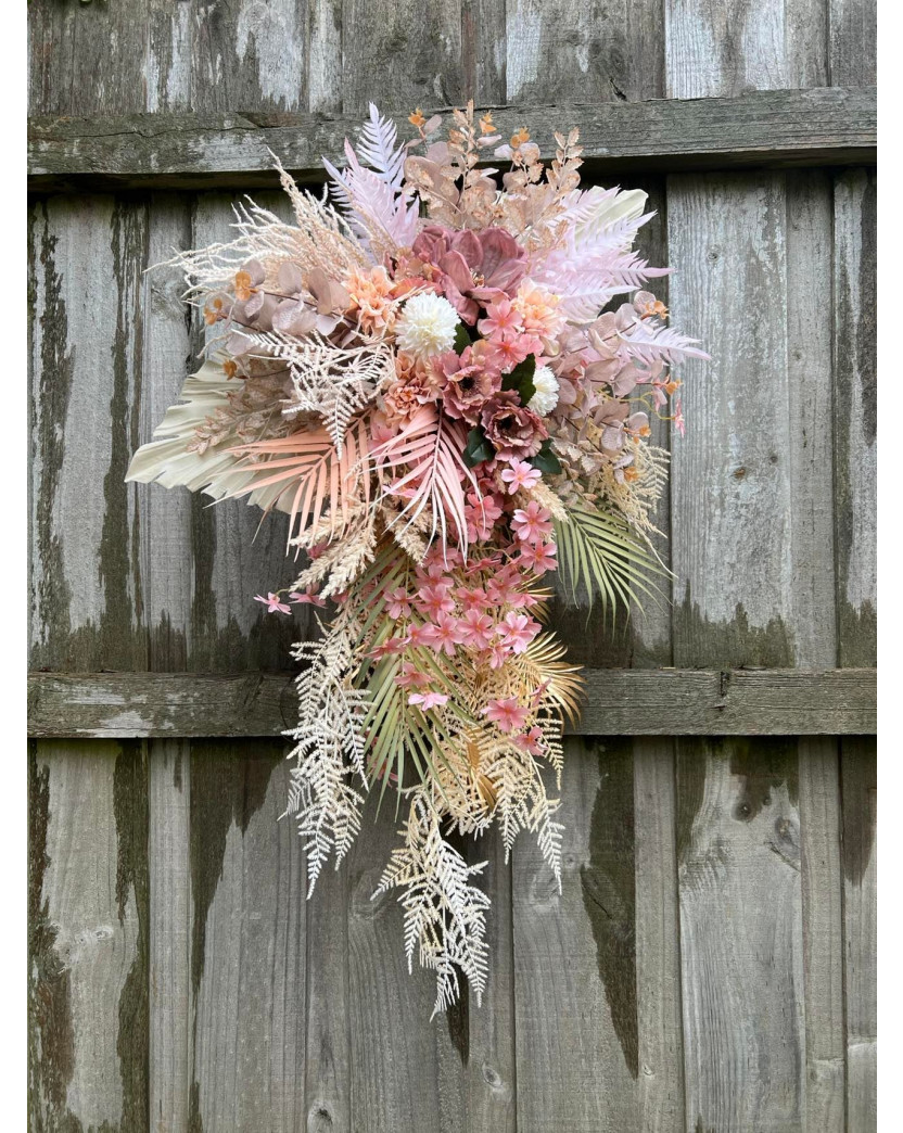 WEDDING ARBOUR DRIED FLOWERS WEDDINGS ARCH ARRANGEMENT PAMPAS GRASS