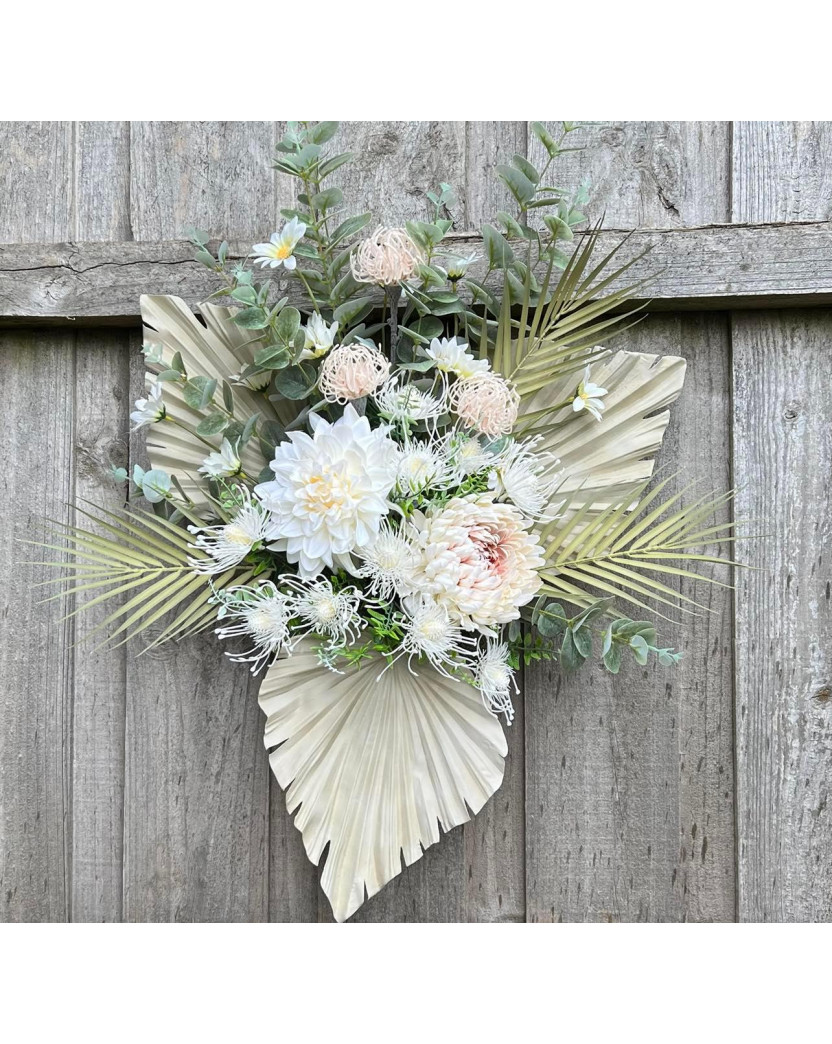 Wedding Arbour Arrangement Australian Native Flowers Eucalyptus Palm