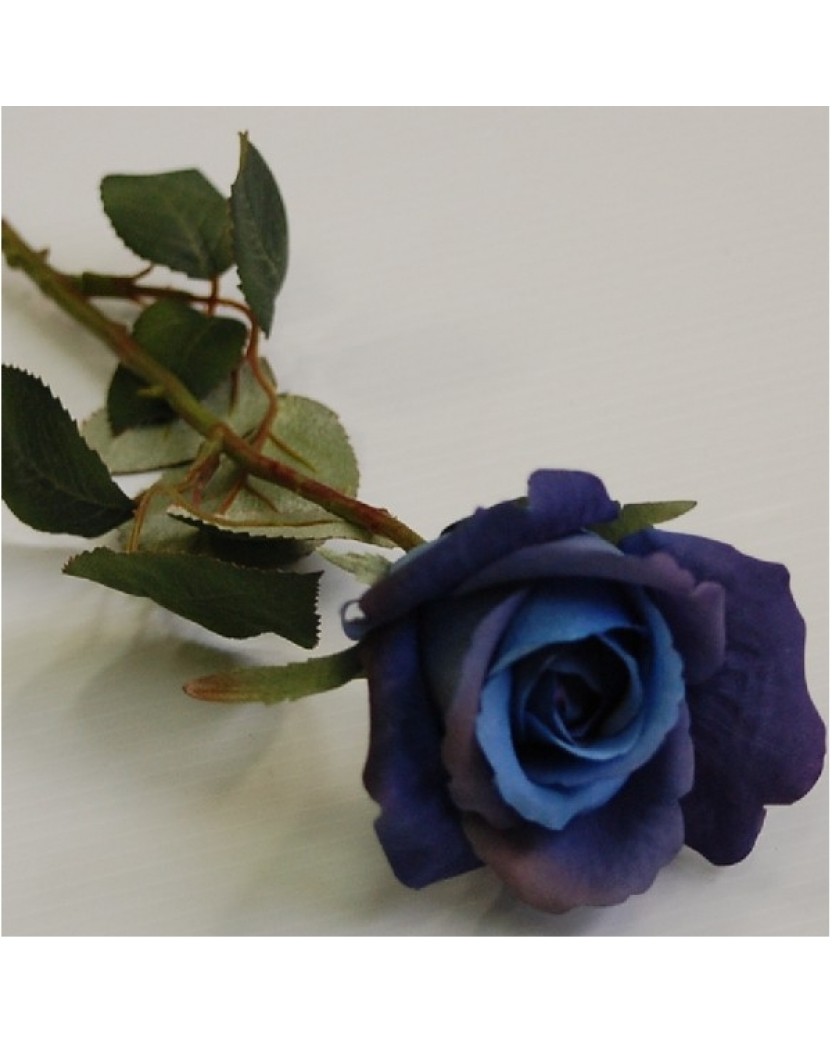 Silk Blue Rose