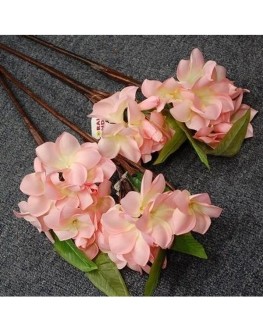 Silk Baby Light Pink Frangipani Stem 50cm long