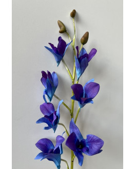 Latex Real Touch Blue Singapore Dendrobium Orchid