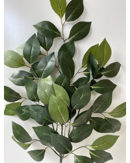 Silk Green Camellia Leaf Greenery Stem